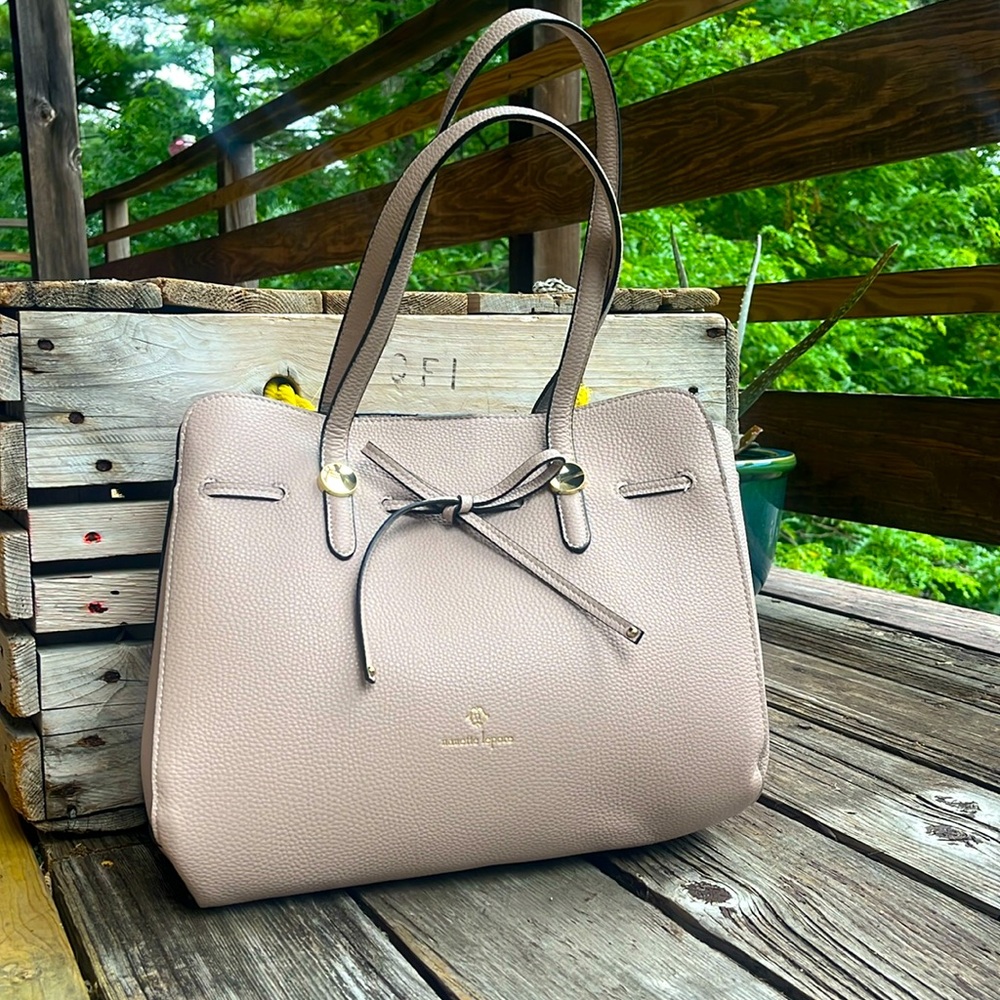 Nanette Lepore Vegan Leather “Arabelle” Shoulder Bag